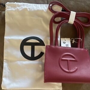 Authentic Small OxBlood Telfar Bag